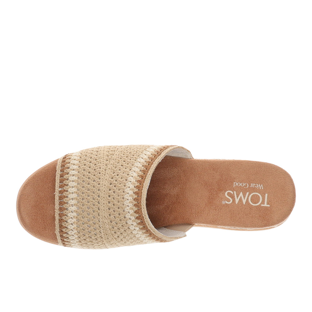 Shop Beige Womens Diana Mule Wedge Sandal – Shoebacca