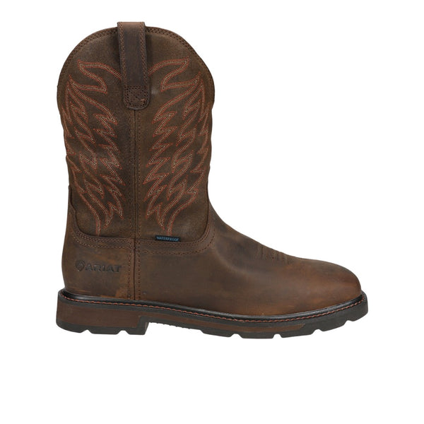 Ariat Work Boots - GROUNDBREAKER - Steel Toe - Men’s 11.5 - Barrel Brown Ariat Men main image 4