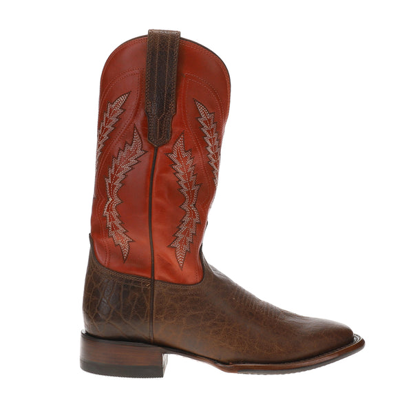 Shop Brown, Orange Mens The Doc Frontier Square Toe Cowboy Boots