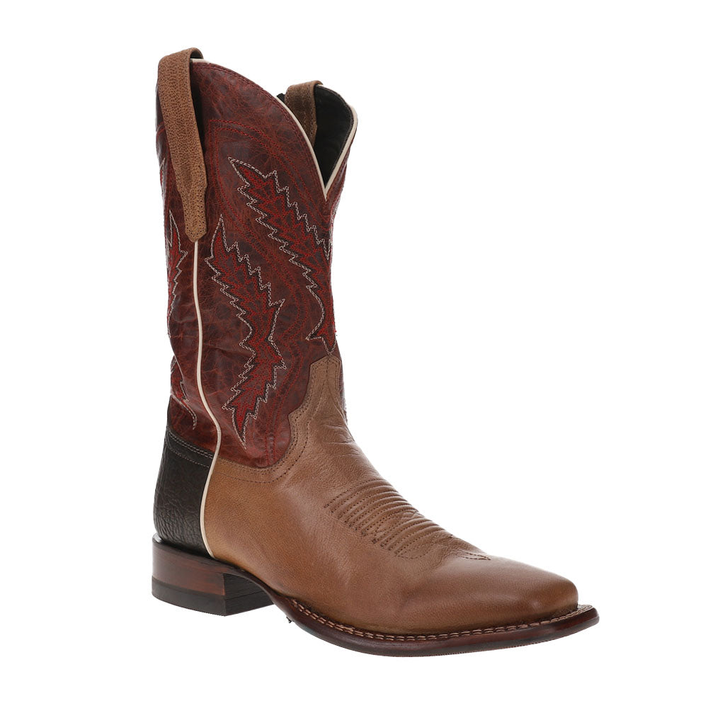 Shop Brown Mens The Doc Frontier Square Toe Cowboy Boots – Shoebacca