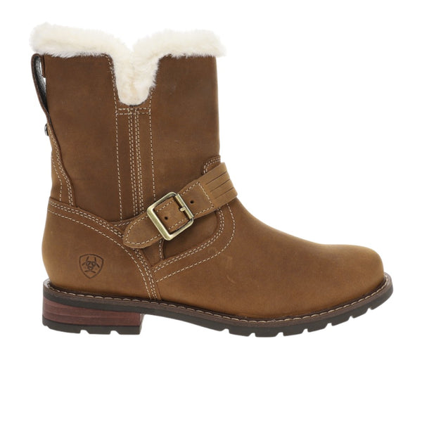 Shop Brown Womens Ariat Savannah Sherpa Waterproof Round Toe