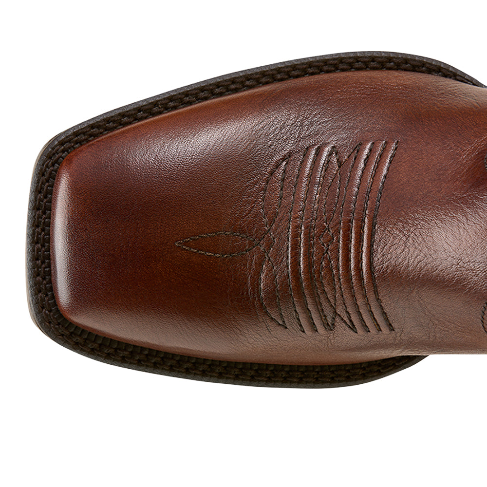 Shop Brown Mens Alden 11 Inch Wide Square Toe Pull On Boots