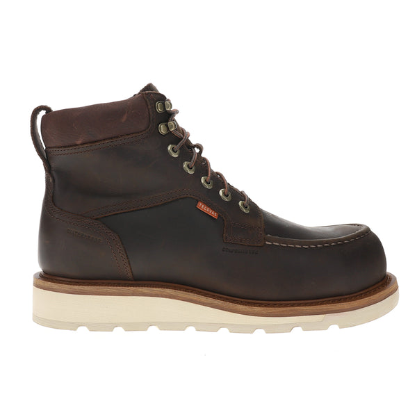 Shop Brown Mens LongHaul Waterproof Moc Composite Toe Work Boots