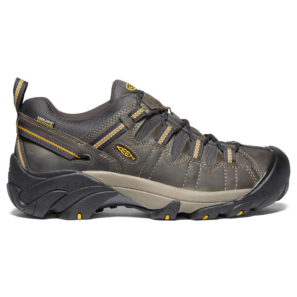 Shop Grey Mens Keen Targhee II Waterproof Hiking Shoes â Shoebacca
