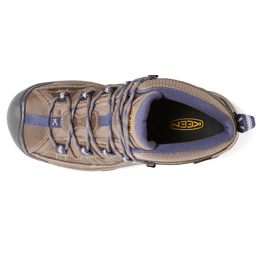 Shop Brown Womens Keen Targhee II Mid Waterproof Round Toe Hiking Boots â Shoebacca