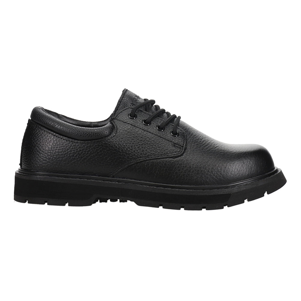 Chinook Mens Manager Slip Resistant Work Shoes Black 11.5 Work/Duty
