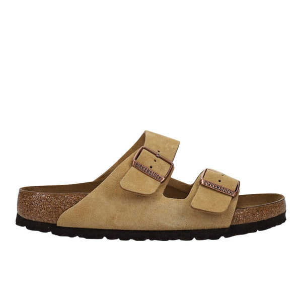 Birko Original Birkenstock Brown Suede Arizona Sandals Birkenstock Arizona brown Birko-Flor main image 4