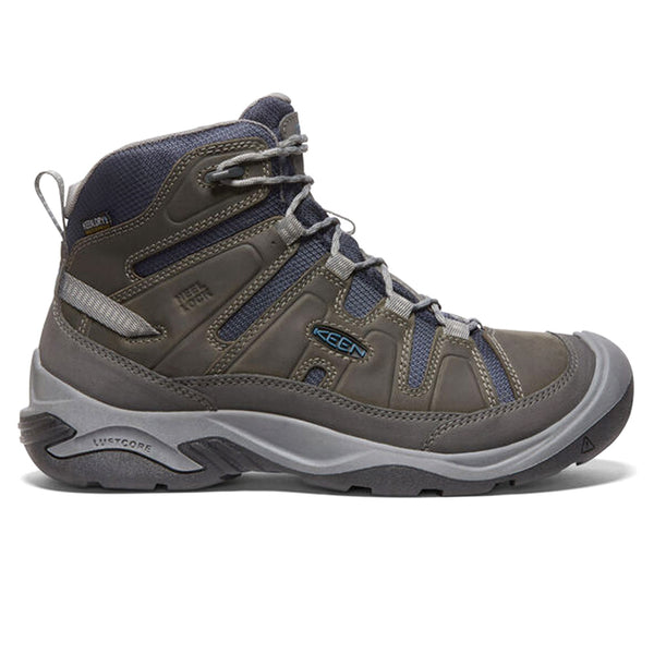 Shop Green, Grey Mens Keen Circadia Mid Waterproof Hiking Boots