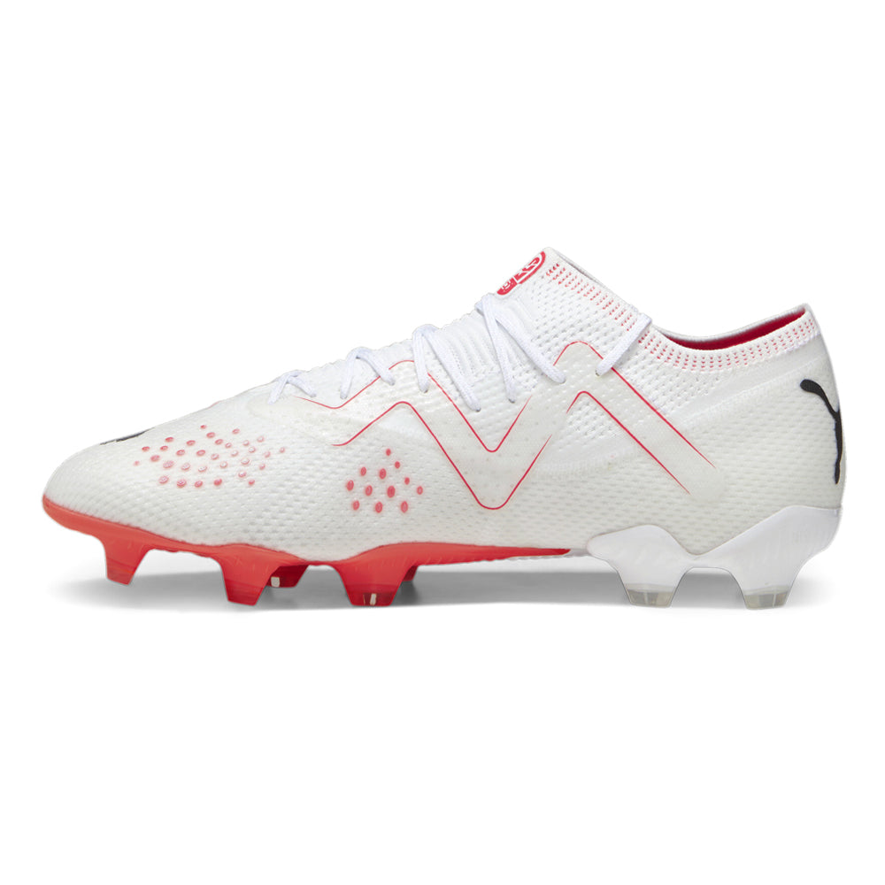 Shop Red Mens Puma Future Ultimate Low Firm Ground/Artificial