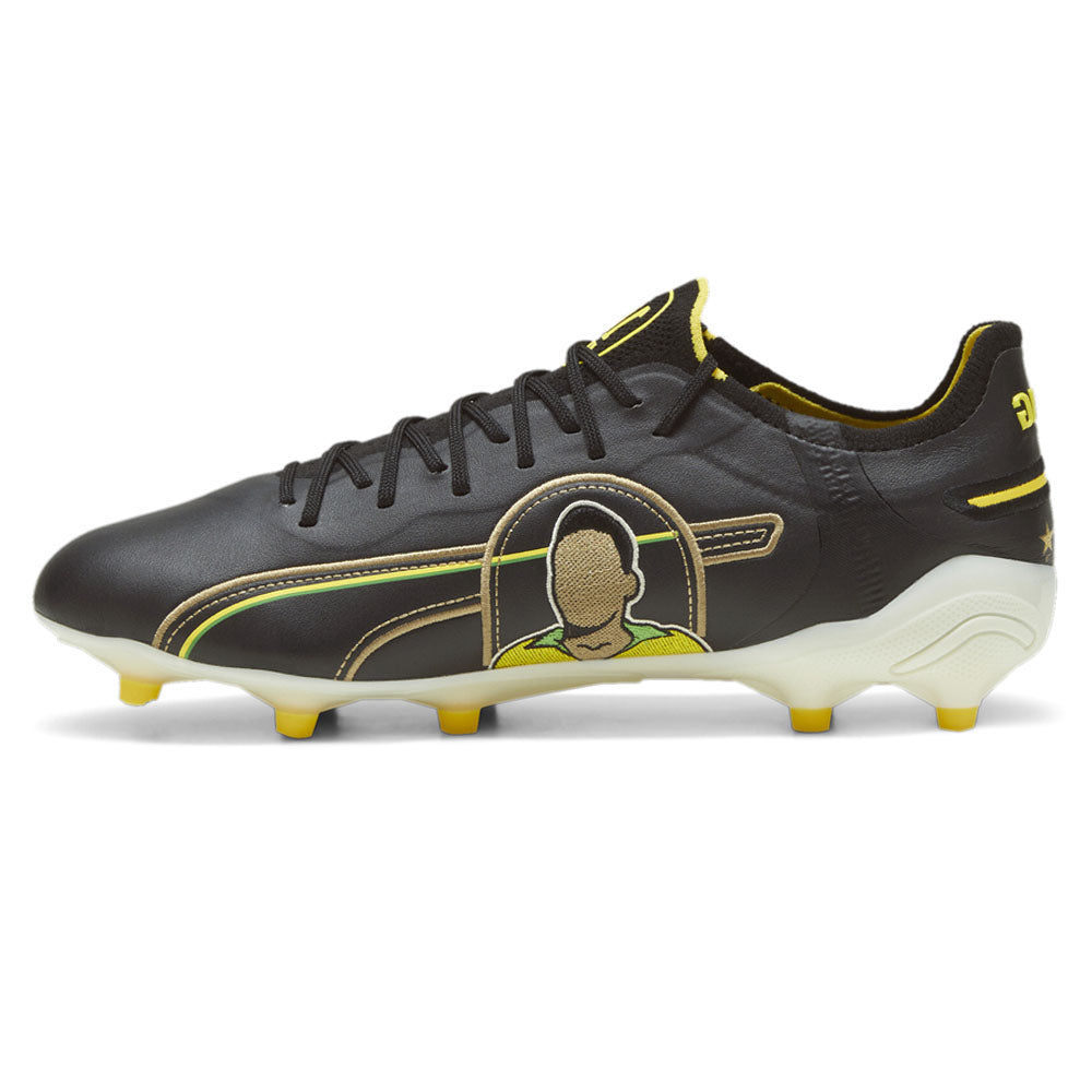 Shop Black Mens Puma King Ultimate Pele Firm Ground/Artificial