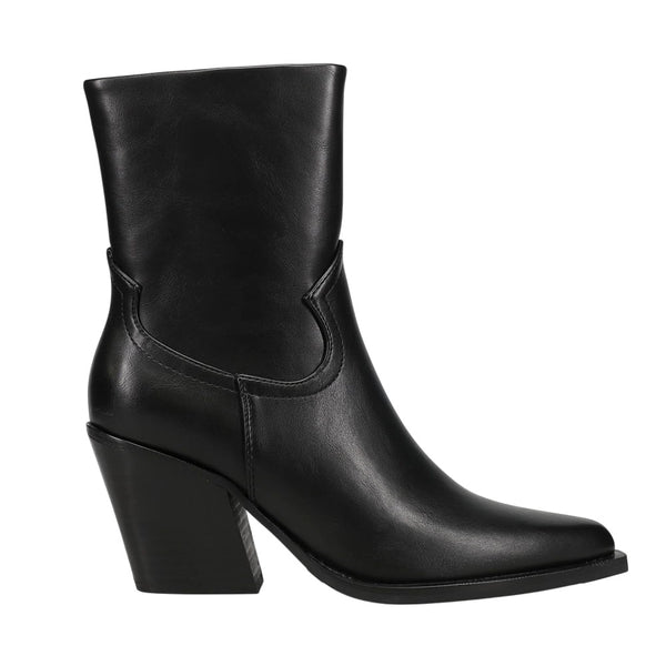 Shop Black Womens Shu Shop Victoria Pointed Toe Zippered Boots