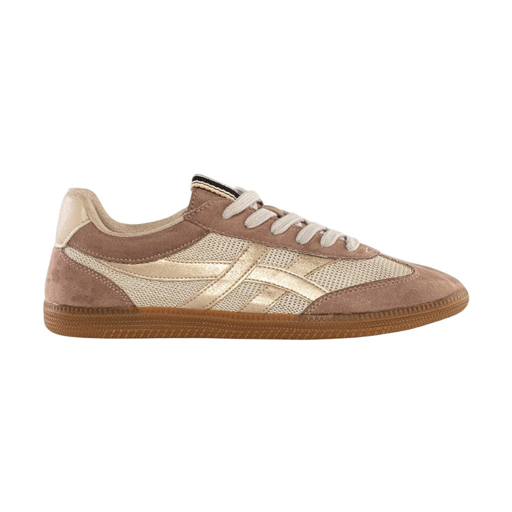 Shop Beige Womens Sasha Lace Up Sneakers – Shoebacca