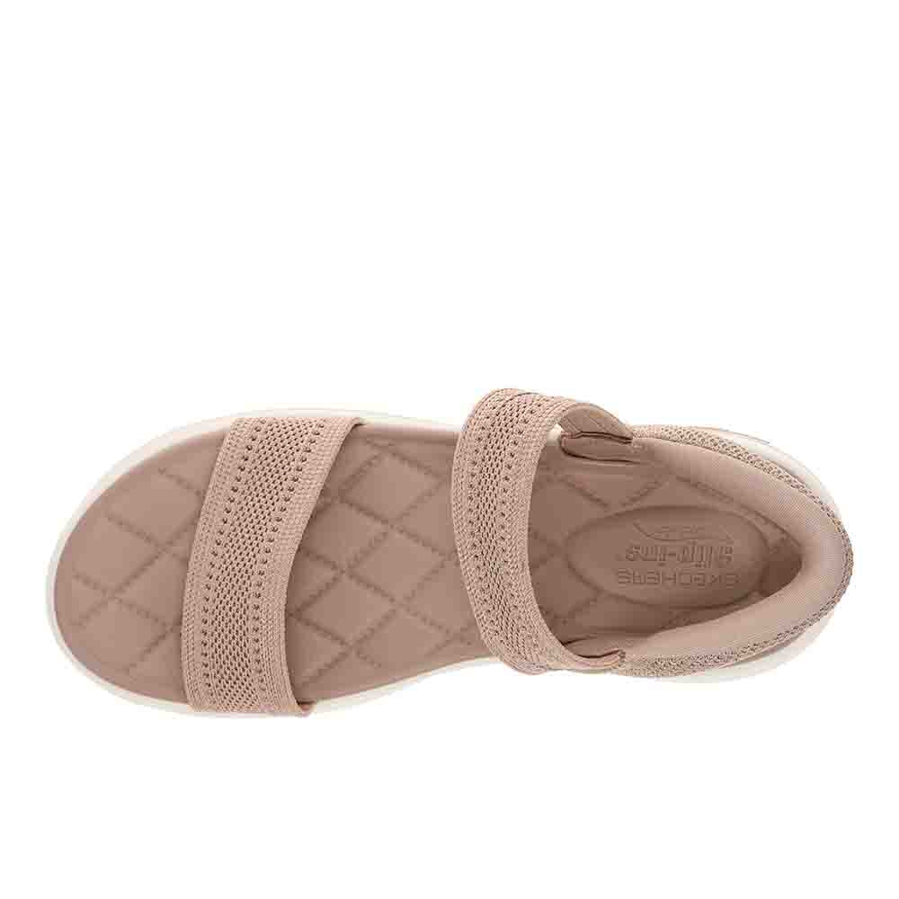 Shop Beige Womens On The Go Arch Fit 2.0 Kennedy Slide Sandals