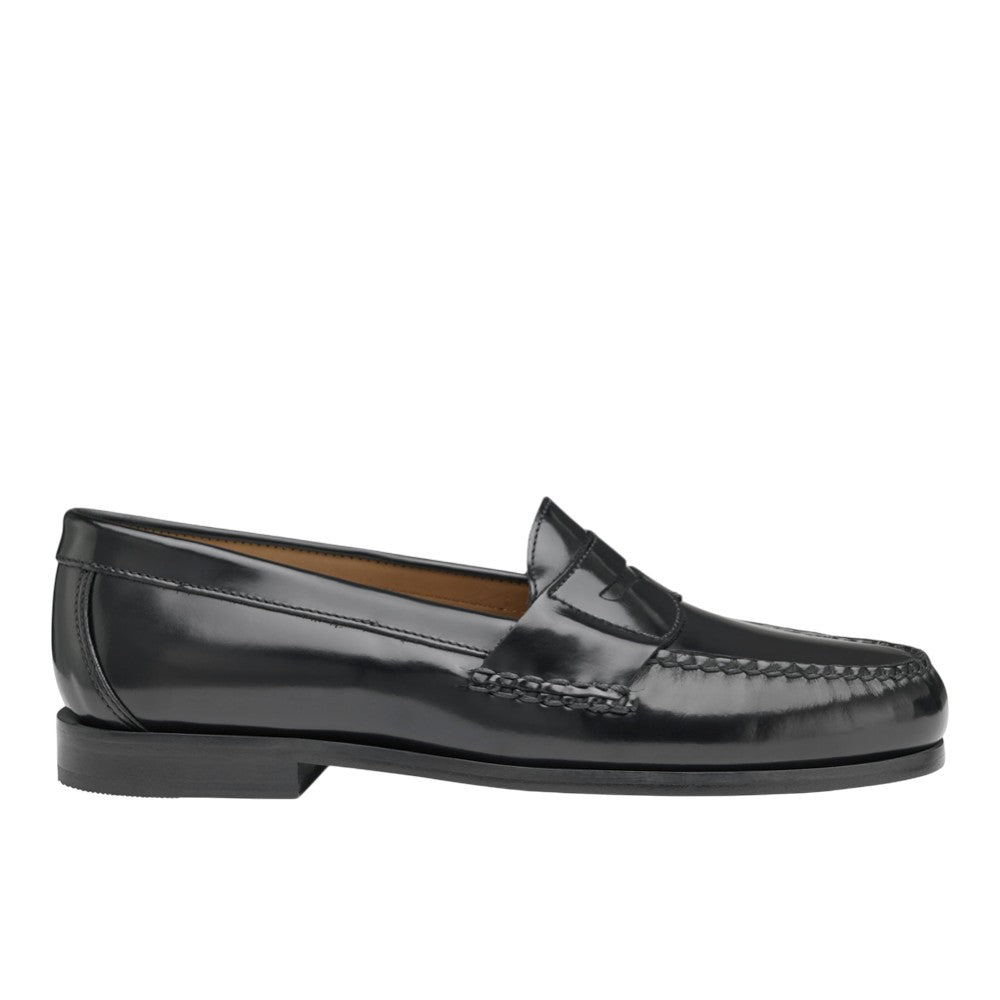 Johnston & Murphy Hayes Penny Loafers - Black
