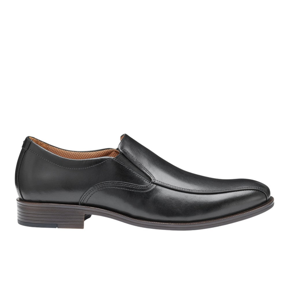 Shop Black Mens Reeve Run Off Venetian Slip On Plain Toe Dress Shoes – Shoebacca