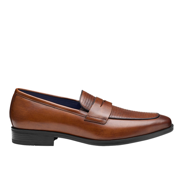 Shop Brown Mens Gibbons Embossed Loafers – Shoebacca