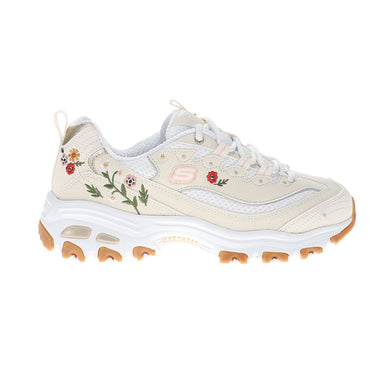 Shop Beige Womens D'Lites Spring Bloom Floral Lace Up Sneakers