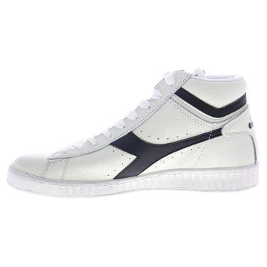 Shop White Mens Diadora Game L Waxed High Top Sneakers – Shoebacca