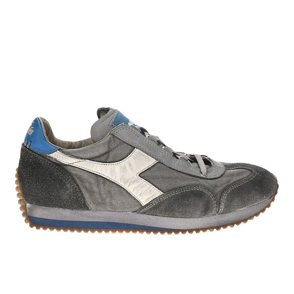 Shop Grey Mens Equipe H Dirty Stone Wash Evo Lace Up Sneakers