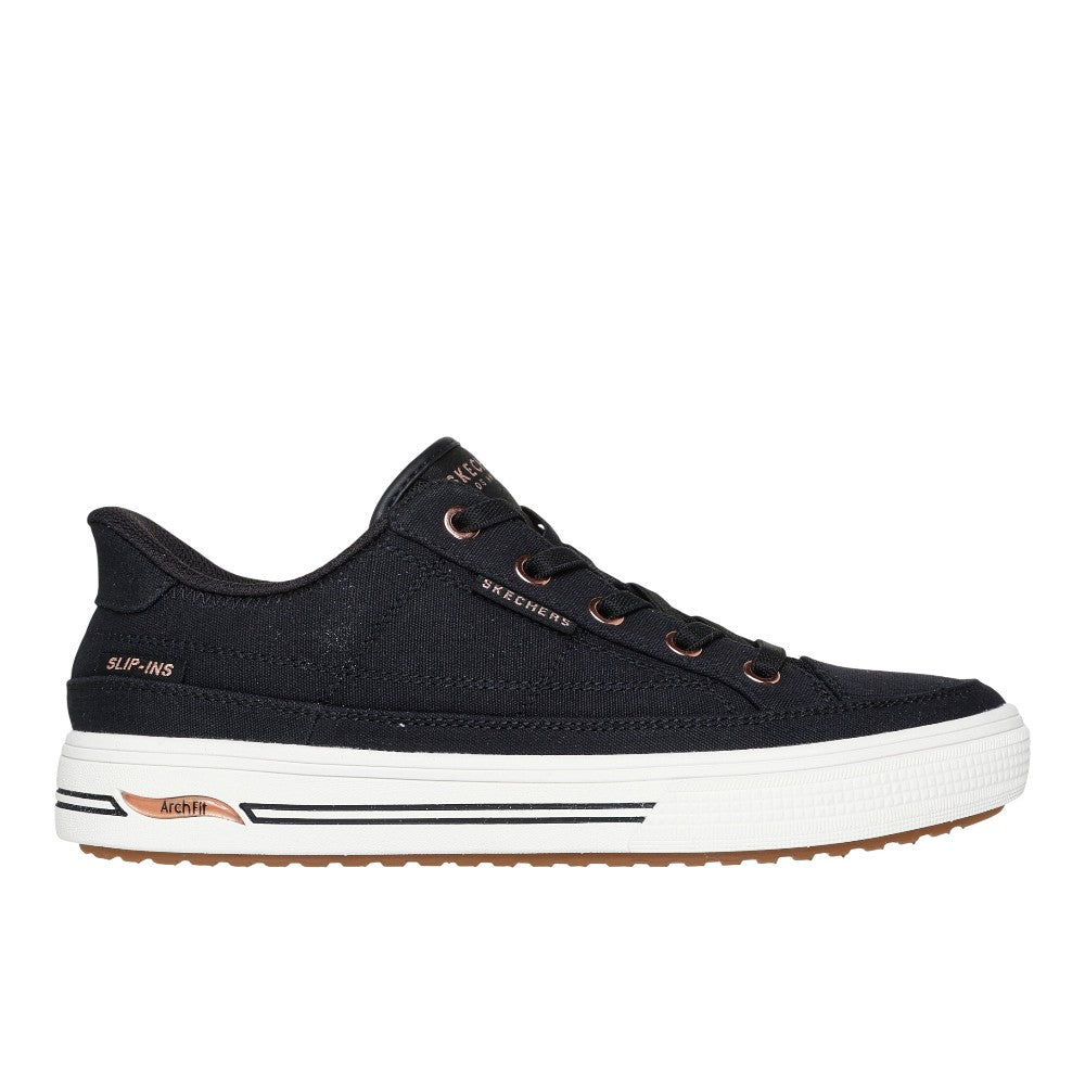 Shop Black Womens Slip-ins Arch Fit Arcade See Ya There Sneakers