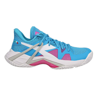 Diadora Women's B.Icon 2 All Ground Tennis Shoe (Surf Spray/Black