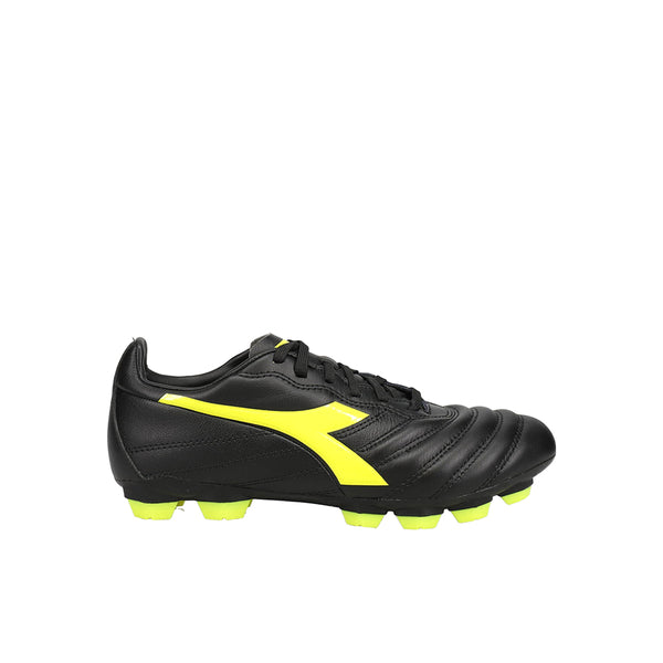 Diadora Soccer Cleats Mens size 6 Black Yellow Leather Athletic Shoes‎ Diadora DD ELEVEN LT US 7 UK 6.5 Leather Soccer Cleats  main image 2