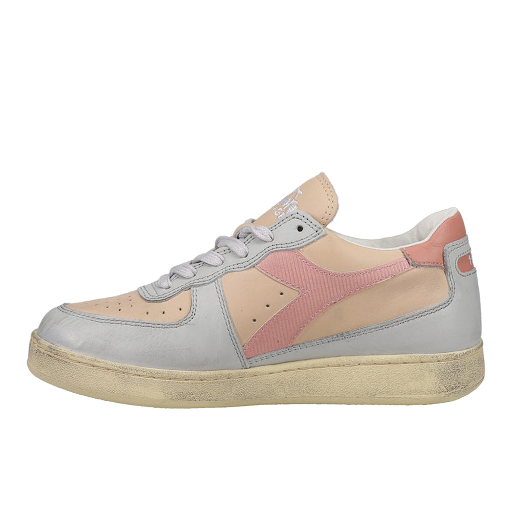 Low Use Shop Grey, Orange Mens Diadora Mi Basket Low Used Lace Up Sneakers ...