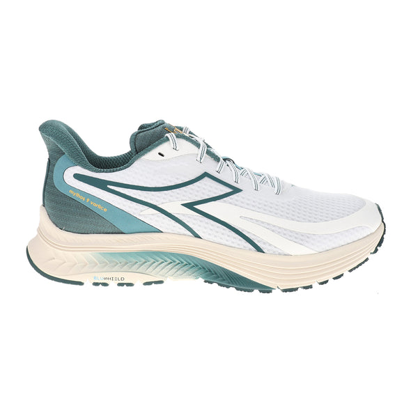 Shop Green, White Mens Mythos Blushield 9 Vortice Running Shoes