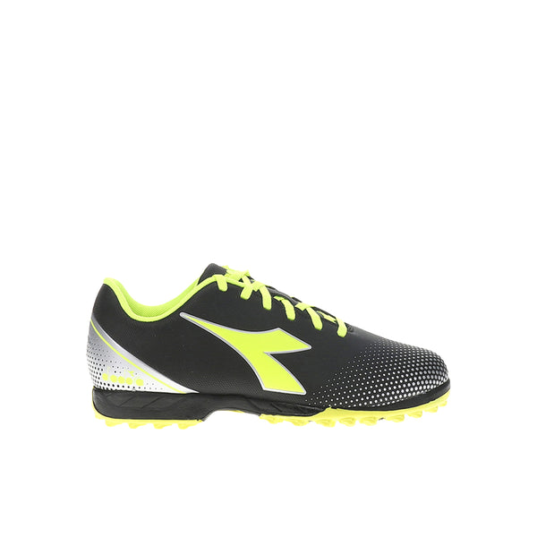 ちば様【KICKIN YOUTH】Mohican Derby Shoes Shop Black, Yellow Boys Pichichi 7 Turf Soccer Cleats (Little Kid