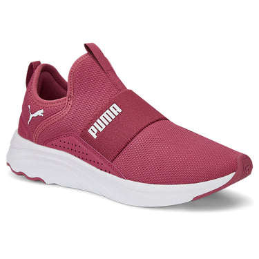 Shop Pink Womens Puma Softride Sophia Slip On Running Shoes Shoebacca Shop Pink Womens Puma Softride Sophia Slip On Running Shoes Shoebacca