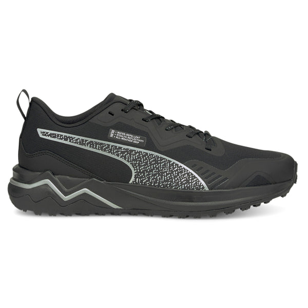 PUMA Men's Run Favorite Woven Jacket, All Over Print Black