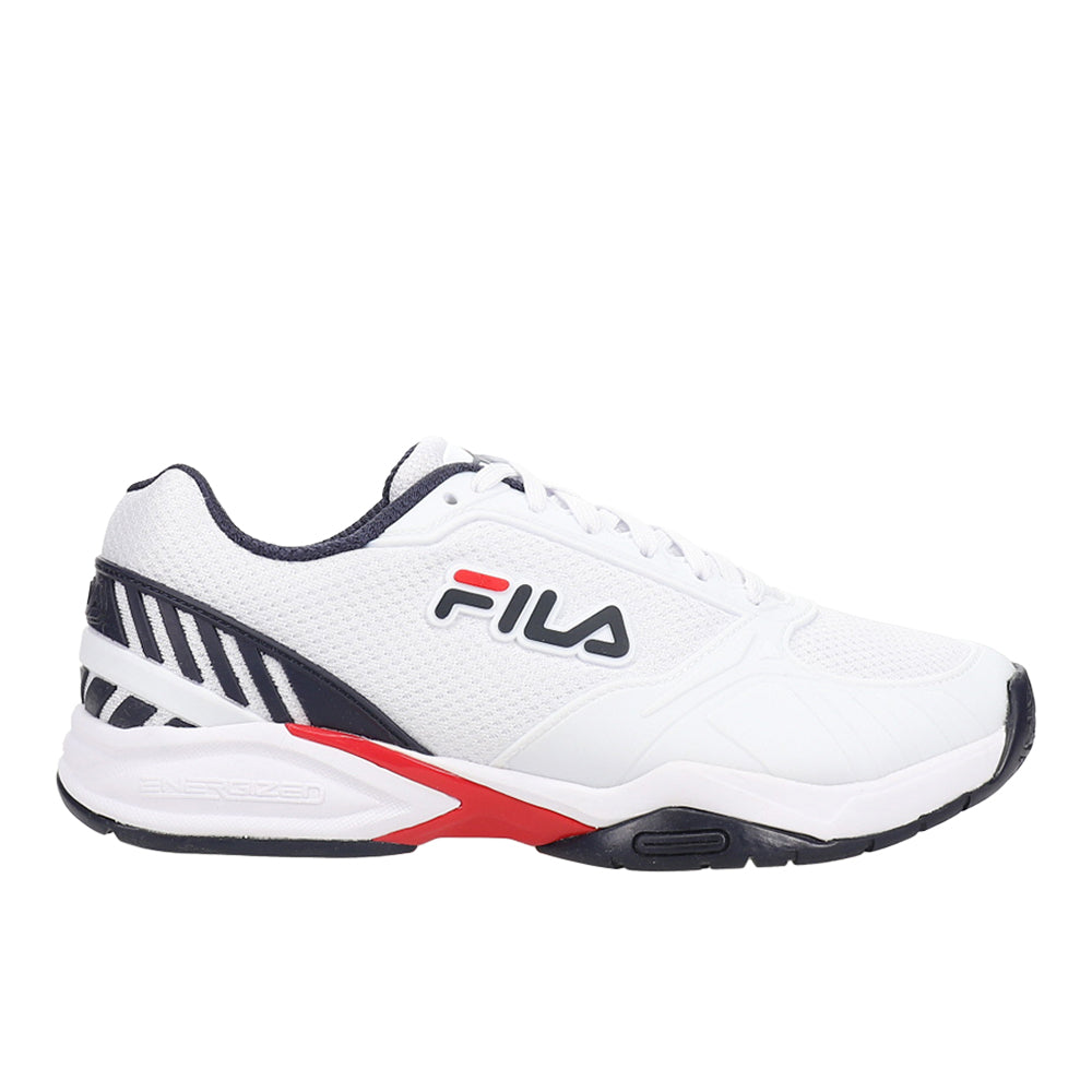 Shop White Mens Fila Volley Zone Pickleball Shoes – Shoebacca display picture 1
