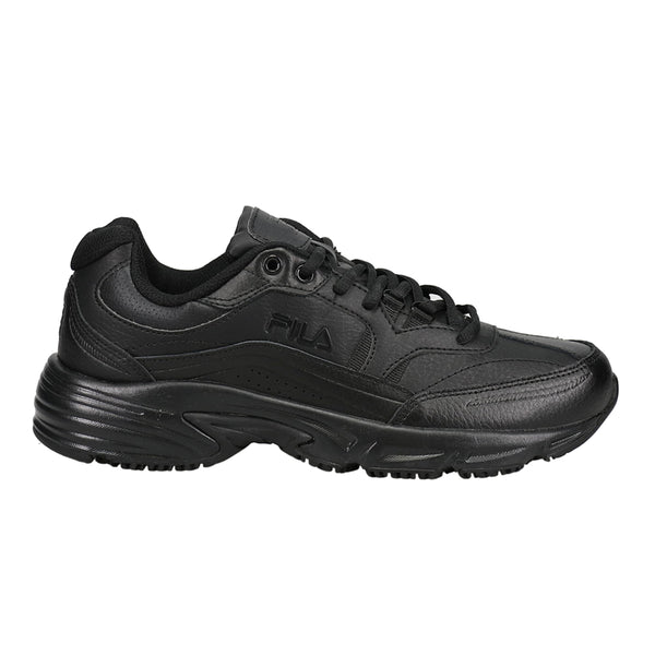 Shop Black Mens Fila Memory Workshift Slip Resistant Soft Toe Work