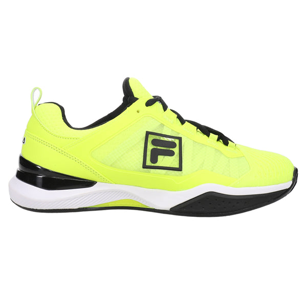 Shop Yellow Mens Fila Speedserve Energized Tennis Shoes