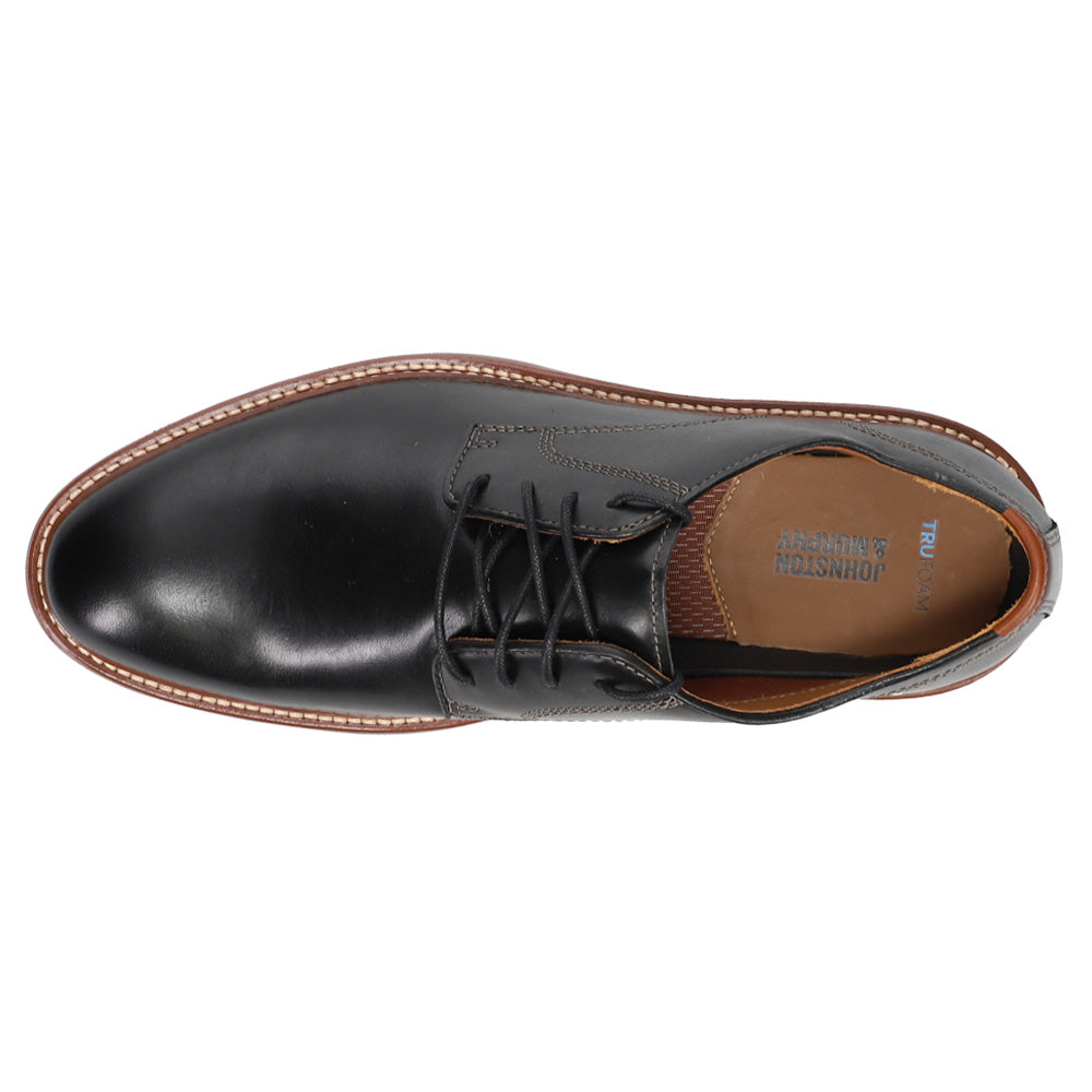 Shop Black Mens Johnston & Murphy Upton Oxford Plain Toe Dress Shoes – Shoebacca Shop Black Mens Johnston & Murphy Upton Oxford Plain Toe Dress Shoes – Shoebacca