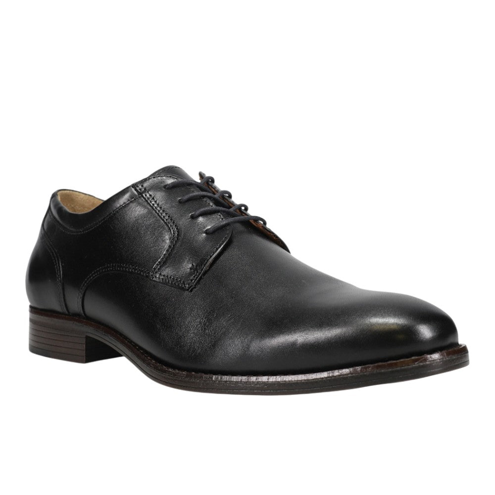 Shop Black Mens Johnston & Murphy Lewis Oxford Plain Toe Dress Shoes – Shoebacca