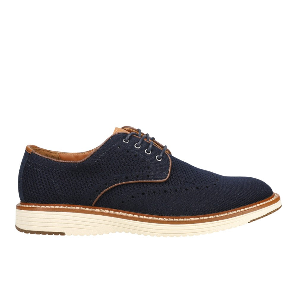 Johnston & Murphy Men's Upton Knit Wingtip - Navy Knit