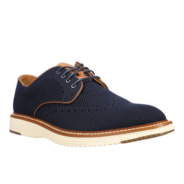 Johnston & Murphy Men's Upton Knit Wingtip - Navy Knit