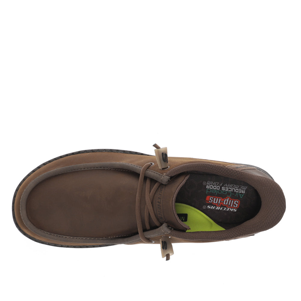 Shop Brown Mens Slip-ins Relaxed Fit Melson Edrick Moc Toe Casual