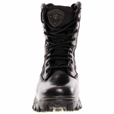 Bottes Tactiques Rocky Alpha Force 11 M - Cuir Noir, Imperméables, Zip, Pointure 44.5