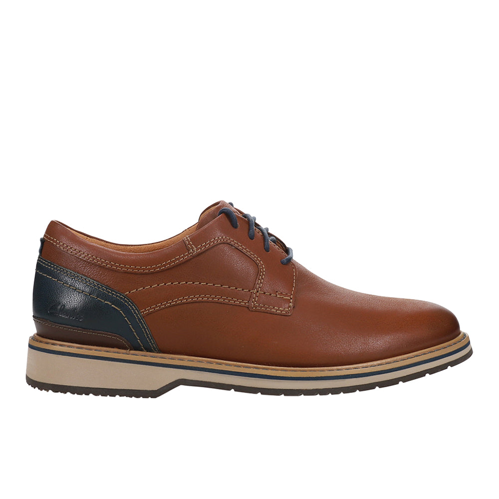 Clarks Men's Monahan Plain Tan Leather / 9.5