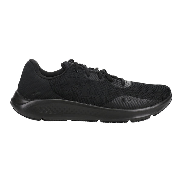 Shop Black Mens Under Armour Charged Pursuit 3 Running Shoes