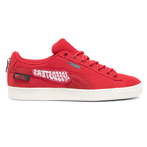 Shop Red Mens Puma Scuderia Ferrari Clyde Garage Crews Lace Up