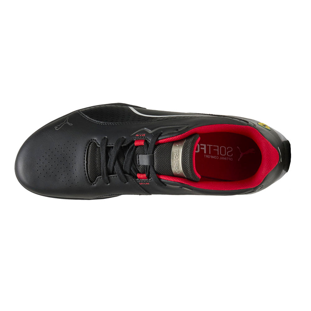Shop Black Mens Scuderia Ferrari Drift Cat 11 Lace Up Sneakers