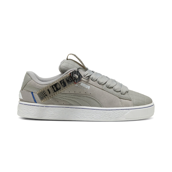Shop Grey Mens Formula 1 x Suede XL 75 Years Hero Lace Up Sneakers