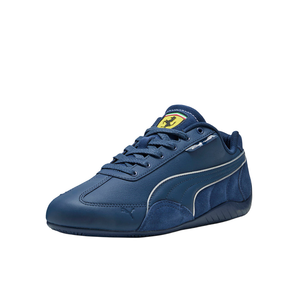 Puma サッカーシューズ 青 フェラーリロゴ Shop Blue Mens Scuderia Ferrari HP Speedcat Lace Up Sneakers