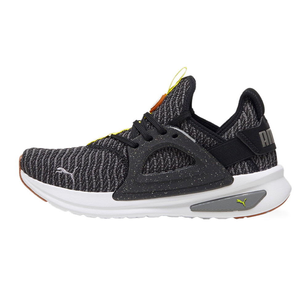 Shop Black Mens Softride Enzo Evo Better Knit Lace Up Sneakers