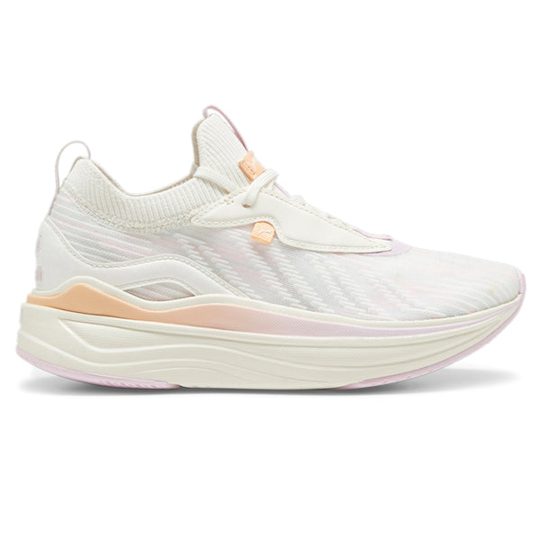 Shop Off White Womens Puma Softride Stakd Dazed Lace Up Sneakers