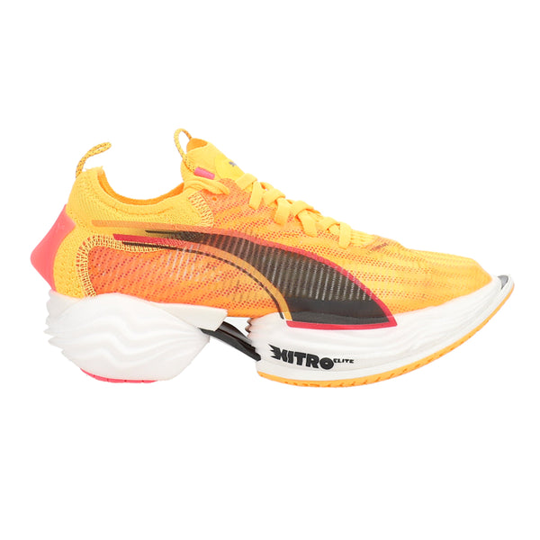 Shop Orange Womens Puma FAST R NITRO Elite 2 Fire Running Shoes