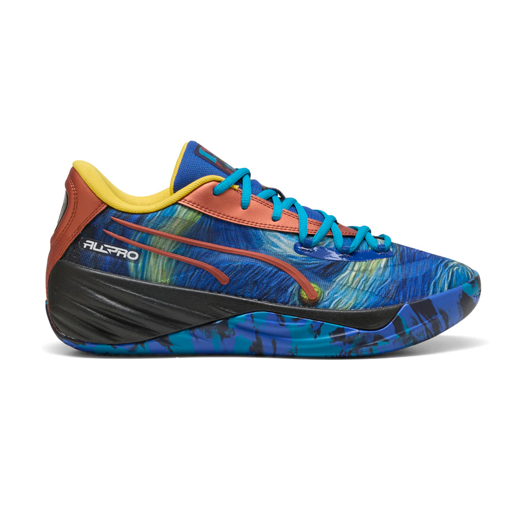 シューズ(男性用) PUMA ALL-PRO NITRO DYLAN EXHIBIT Shop Blue Mens All-Pro NITRO Dylan Exhibit Basketball Shoes
